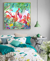 Painting by Numbers Flamingo Family